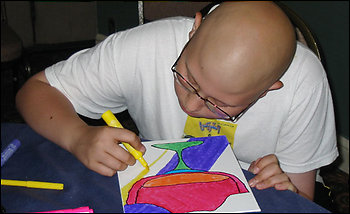 Art therapy before chemotherapy