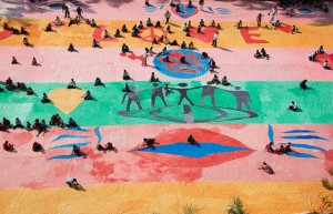 largest finger painting in India largest finger painting in India