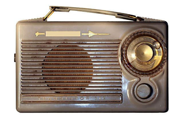 brown vintage radio