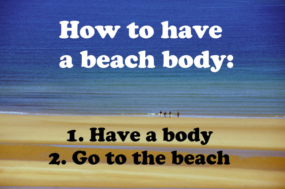 how to have a beach body